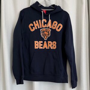 Nike Navy and Orange Chicago Bears Hoodie
